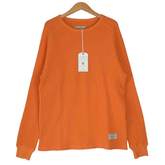 ROUGH and RUGGED ラフアンドラゲッド 18SS RR18-1-T02 BLOCK ブロック サーマル 長袖 ニット オレンジ系 2【新古品】【未使用】【中古】