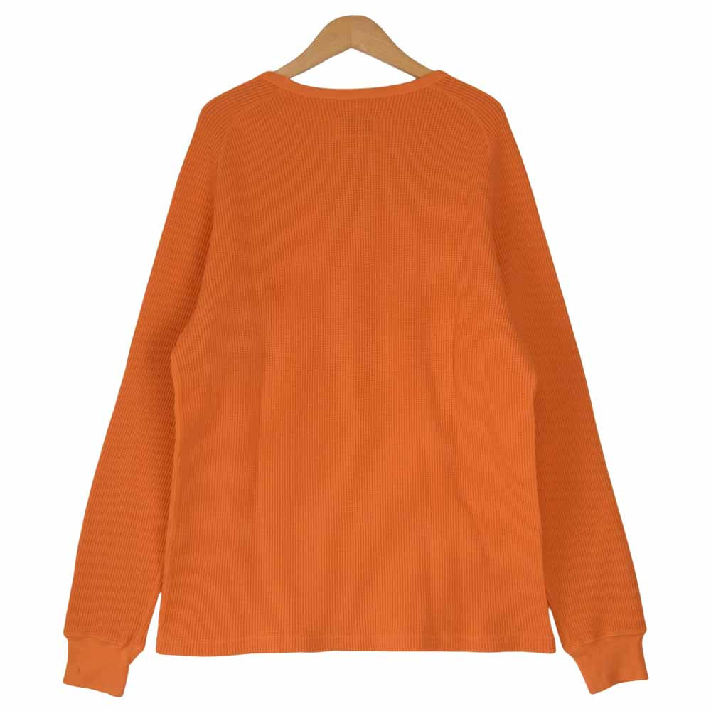 ROUGH and RUGGED ラフアンドラゲッド 18SS RR18-1-T02 BLOCK ブロック サーマル 長袖 ニット オレンジ系 2【新古品】【未使用】【中古】