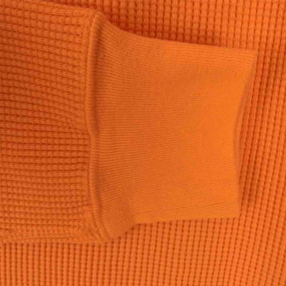 ROUGH and RUGGED ラフアンドラゲッド 18SS RR18-1-T02 BLOCK ブロック サーマル 長袖 ニット オレンジ系 2【新古品】【未使用】【中古】