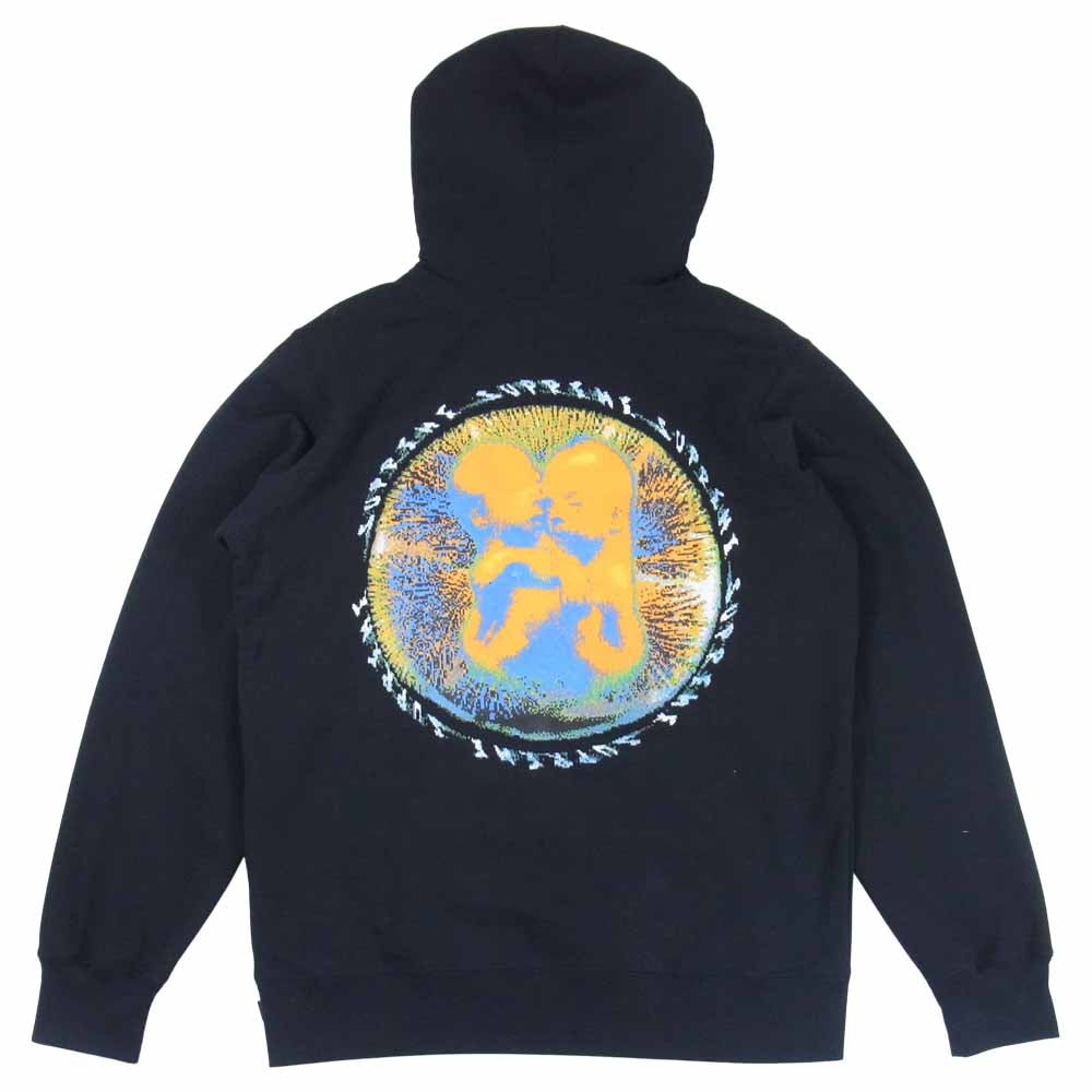 Supreme シュプリーム 20ss embryo hooded sweatshirt エンブリオ フード パーカー ブラック系 M【美品】【中古】