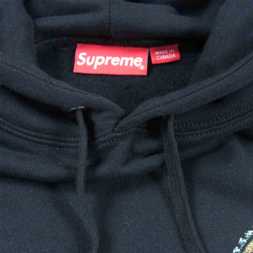 Supreme シュプリーム 20ss embryo hooded sweatshirt エンブリオ フード パーカー ブラック系 M【美品】【中古】