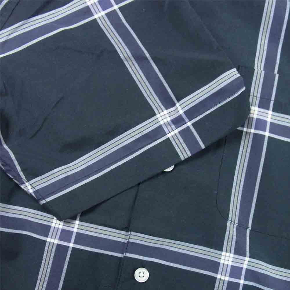Supreme シュプリーム 21SS light weight S/S plaid shirt ライト ウェイト プレイド シャツ ブラック系 M【極上美品】【中古】