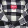 Supreme シュプリーム 19aw 1-800 Buffalo Plaid Shirt バッファロー プレイド チェック シャツ ブラック系 ホワイト系 M【中古】