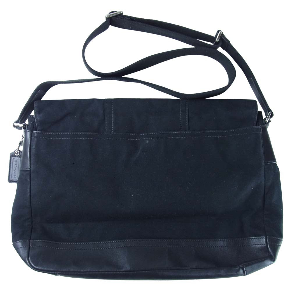 COACH コーチ F70427 キャムデン メッセンジャー バッグ ショルダーバッグ ブラック系【中古】