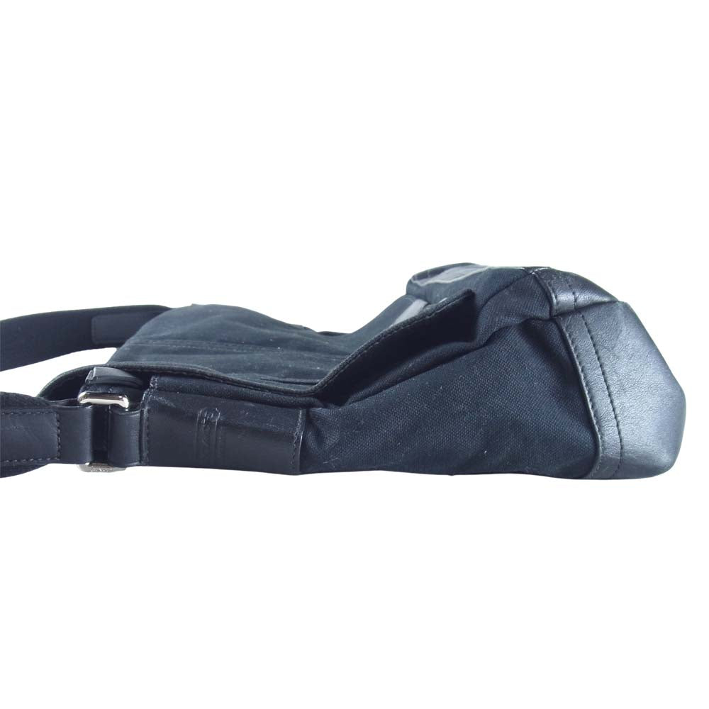 COACH コーチ F70427 キャムデン メッセンジャー バッグ ショルダーバッグ ブラック系【中古】