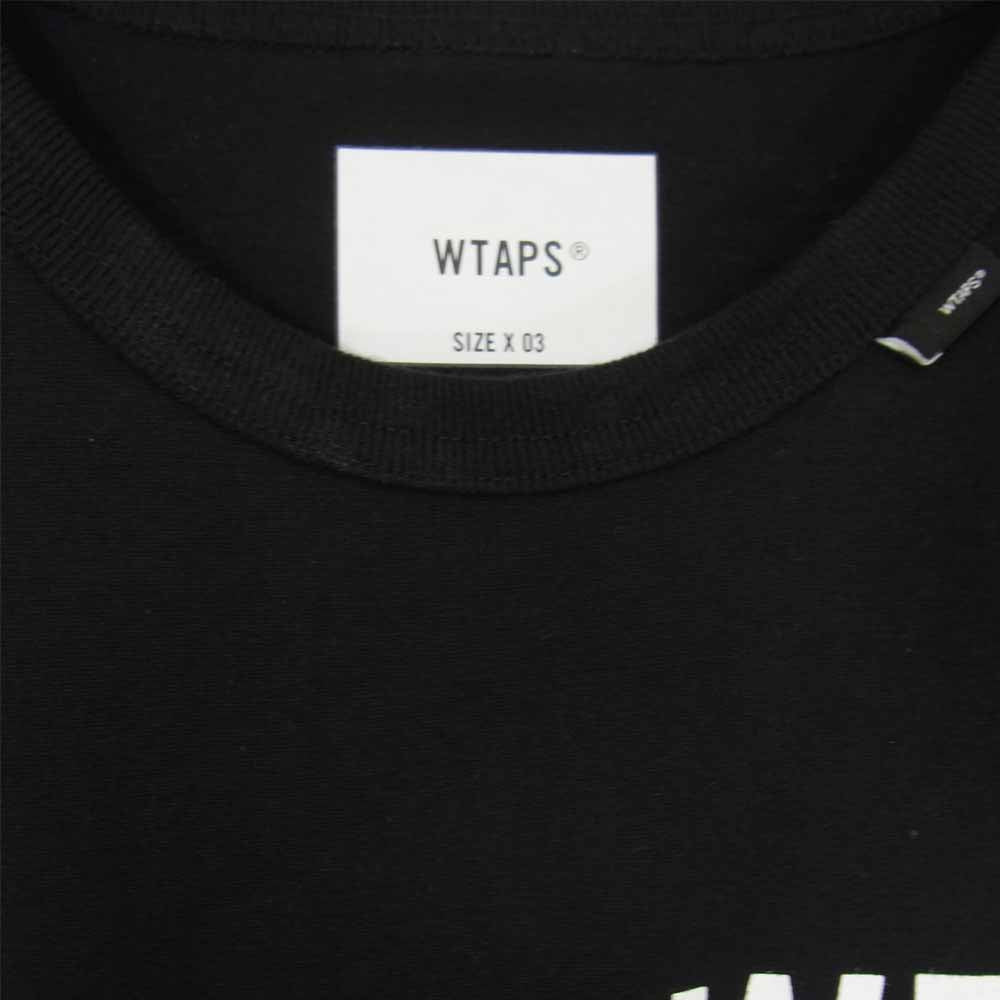 WTAPS ダブルタップス 21SS 211ATDT-CSM12 INSECT 02 S/S COPO インセクト Tシャツ ブラック系 03【中古】