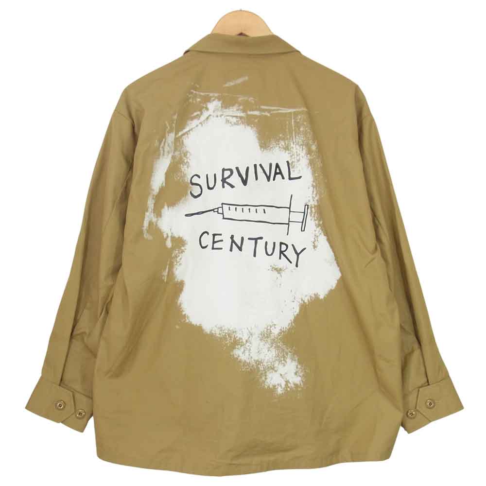 WTAPS ダブルタップス 21SS 211WVDT-SHM03 JUNGLE SHIRT 02 RIPSTOP リップストップ ジャングル シャツ ベージュ系 02【中古】