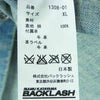 ISAMUKATAYAMA BACKLASH イサムカタヤマバックラッシュ 1308-01 ストレッチデニム 10oz カーフスエード デニム 長袖 シャツ インディゴブルー系 XL【中古】