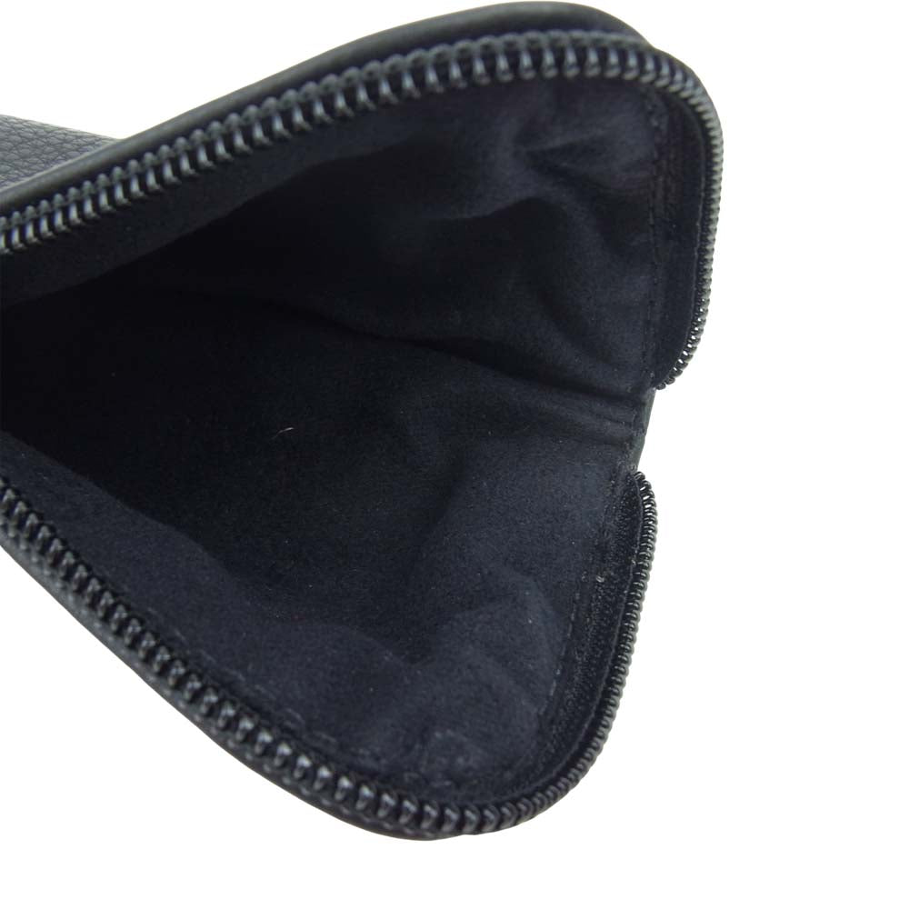 CHROME HEARTS クロムハーツ（原本無） EYEWEAR CASE 3 CHプラスパッチ レザー アイウェア 眼鏡ケース ブラック系【中古】