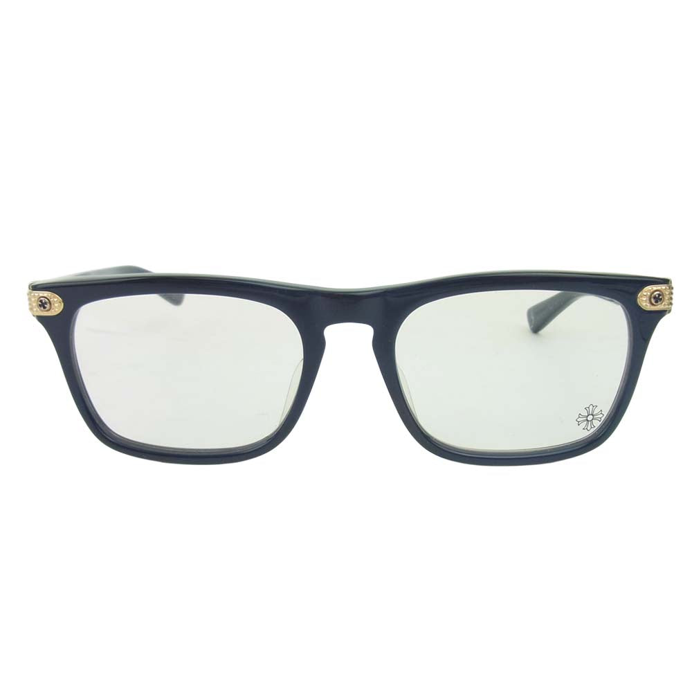 CHROME HEARTS クロムハーツ（原本無） BEAU NER 眼鏡 メガネ サングラス アイウェア ネイビー系【中古】
