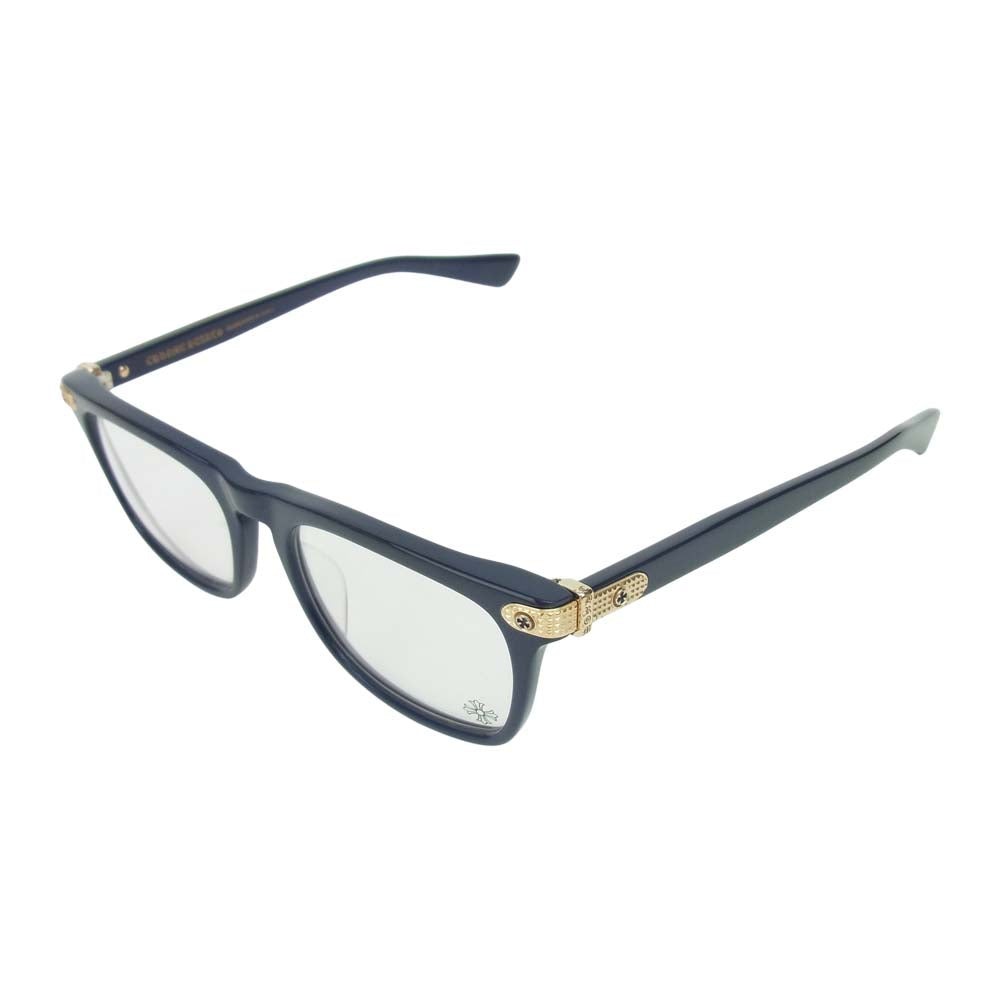 CHROME HEARTS クロムハーツ（原本無） BEAU NER 眼鏡 メガネ サングラス アイウェア ネイビー系【中古】