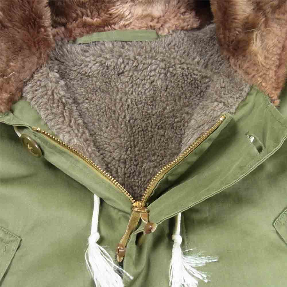 40s ヴィンテージ USAAF B-11 フライトジャケット TALON ミリタリー 古着 ジャケット カーキ系 表記無【中古】