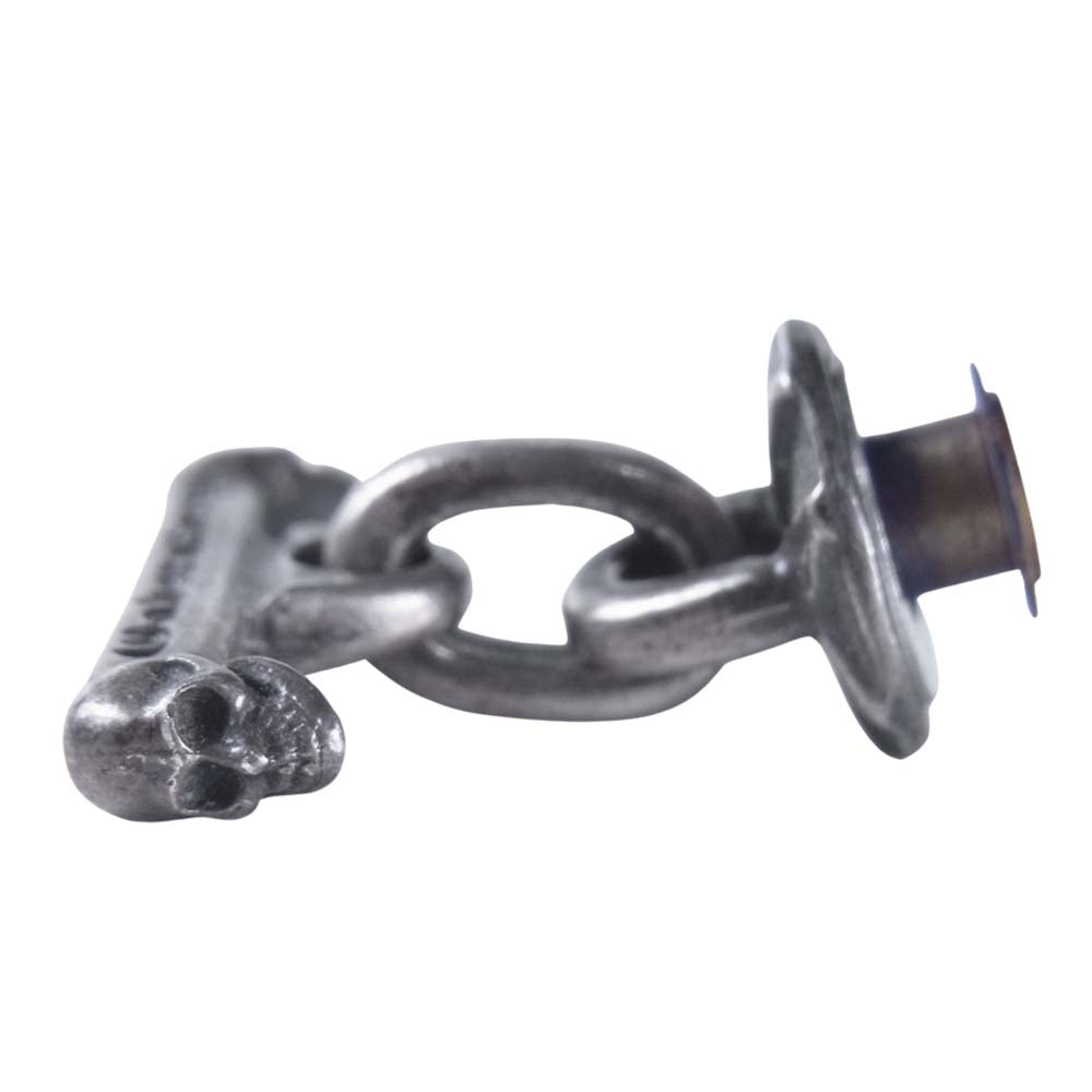 GABOR ガボール ギャランティカード付属 Skull T-bar スカル Tバー シルバー系【中古】