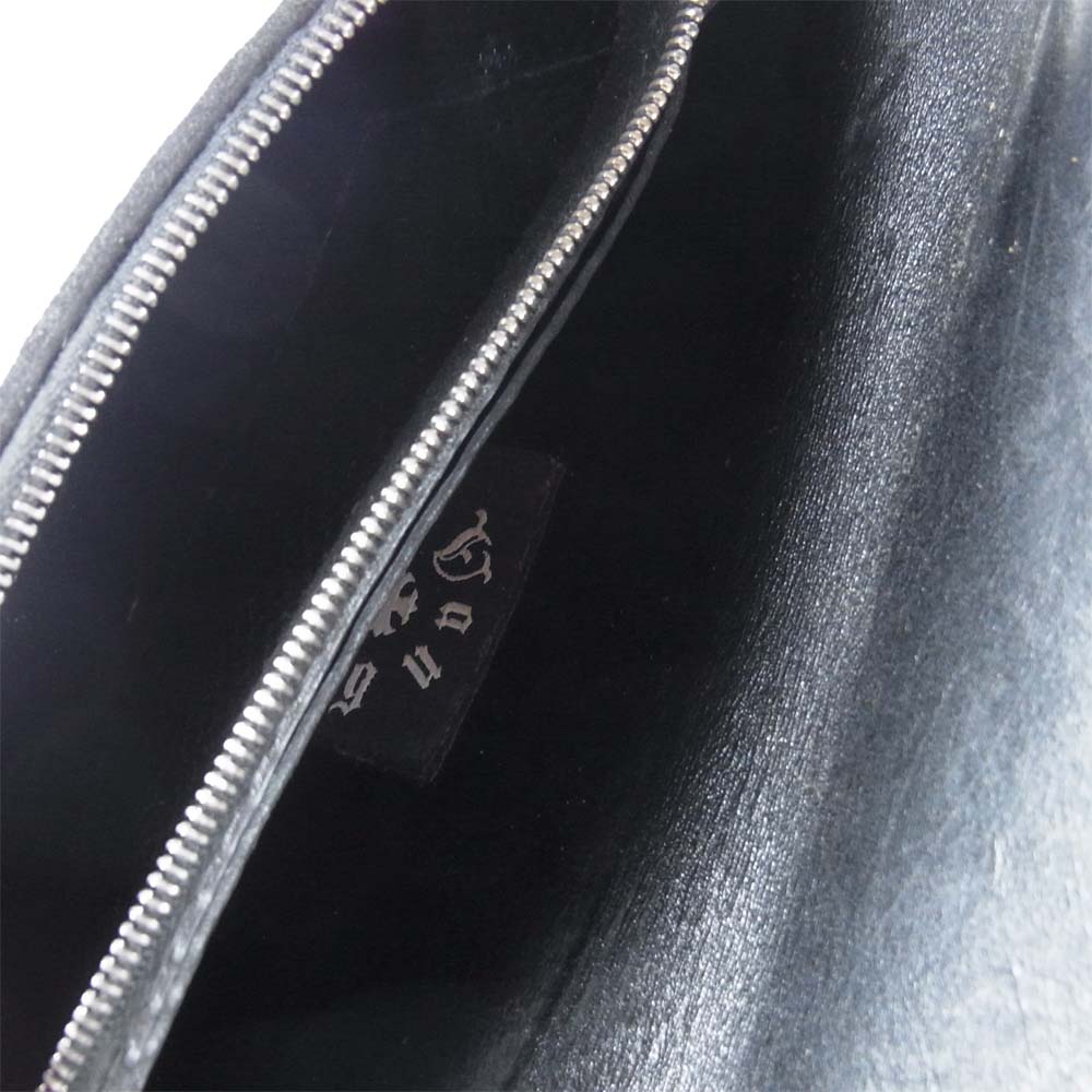 ヴァンアンバーグレザーズ トラッカー レザー ウォレット 財布 ブラック系【中古】