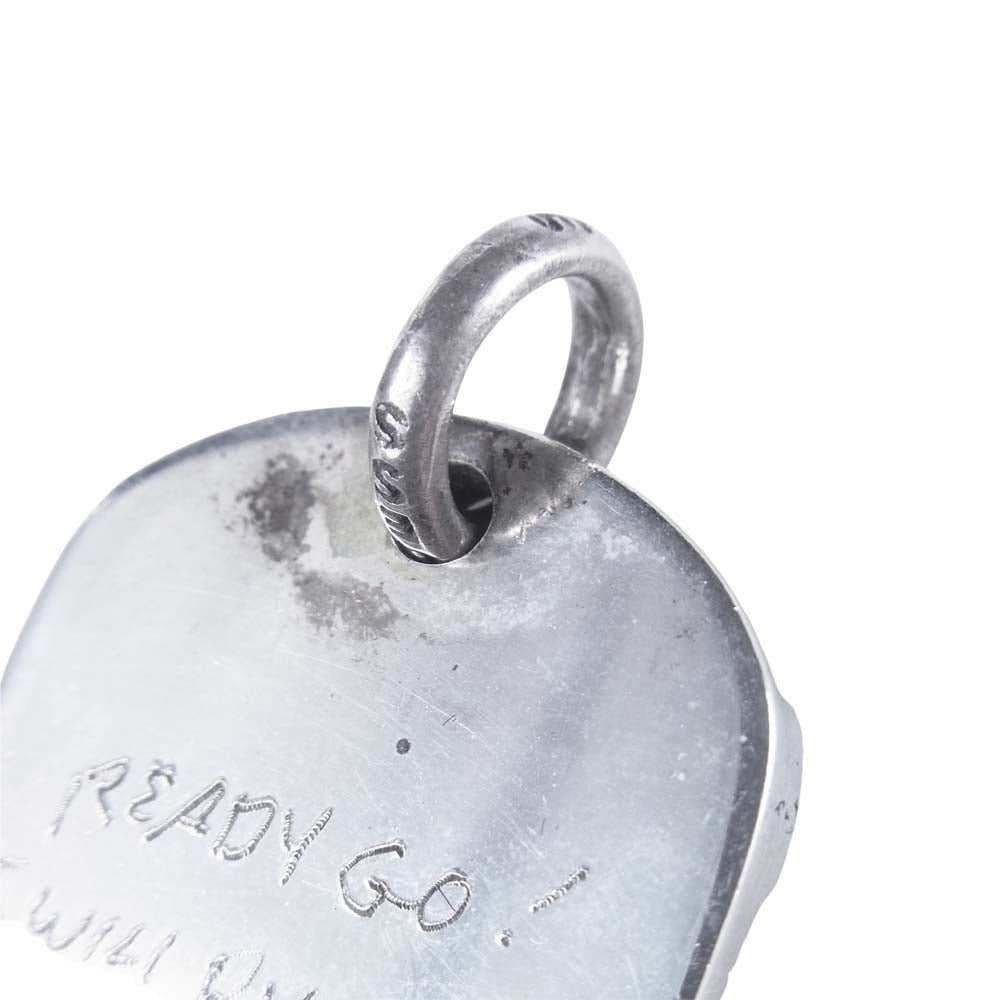 STANLEY GUESS スタンリーゲス 国内取扱店購入証明書付属 マルチ ウッド ドッグタグ ペンダント シルバー系【中古】