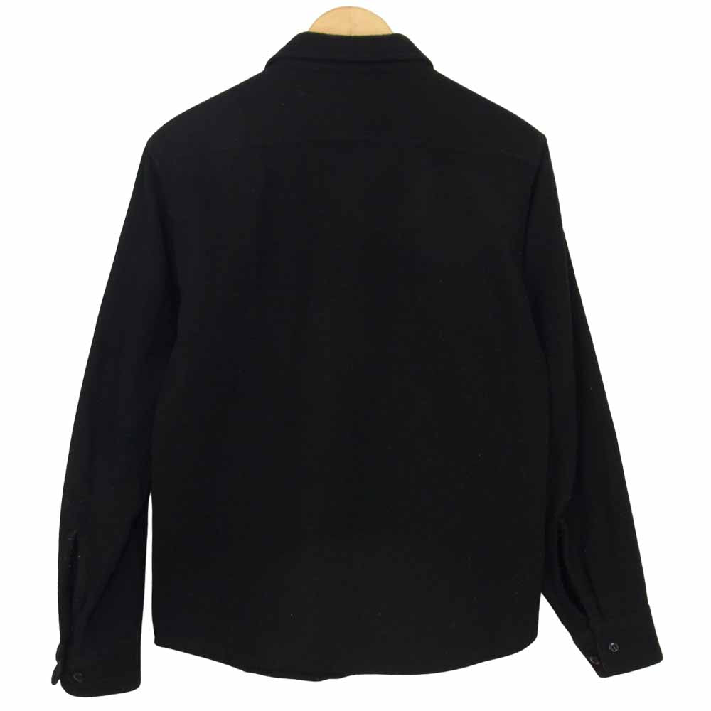 CALEE キャリー ウール シャツ ブラック系 M【中古】