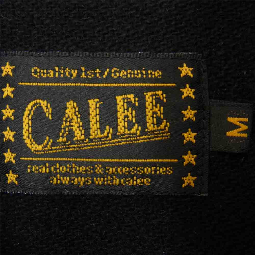 CALEE キャリー ウール シャツ ブラック系 M【中古】