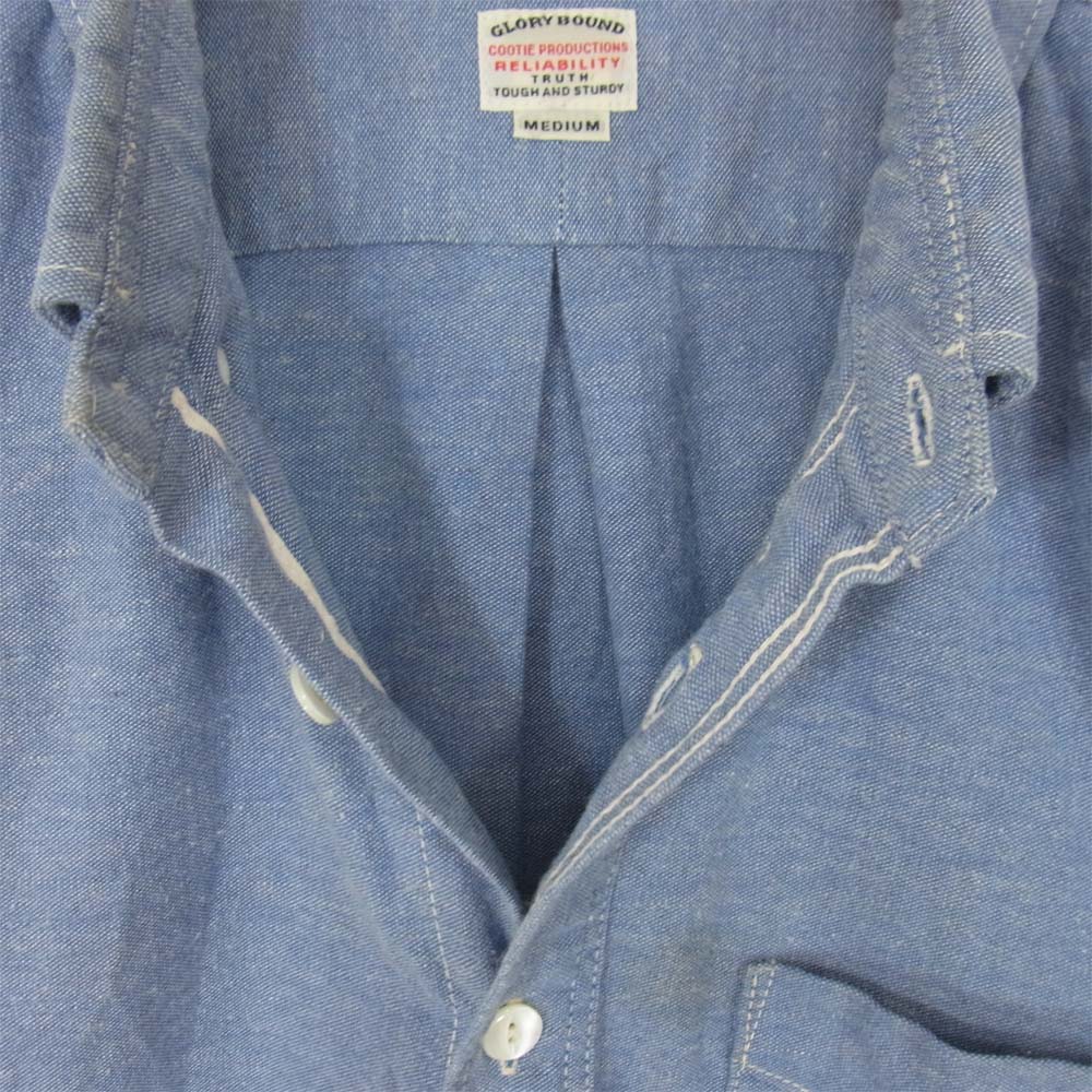 COOTIE クーティー GLORY BOUND グローリーバウンド シャンブレー シャツ ブルー系 M【中古】