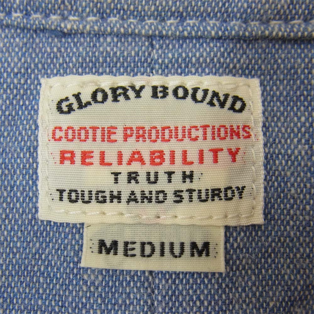COOTIE クーティー GLORY BOUND グローリーバウンド シャンブレー シャツ ブルー系 M【中古】