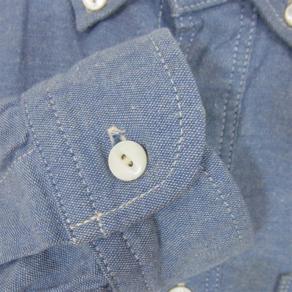 COOTIE クーティー GLORY BOUND グローリーバウンド シャンブレー シャツ ブルー系 M【中古】