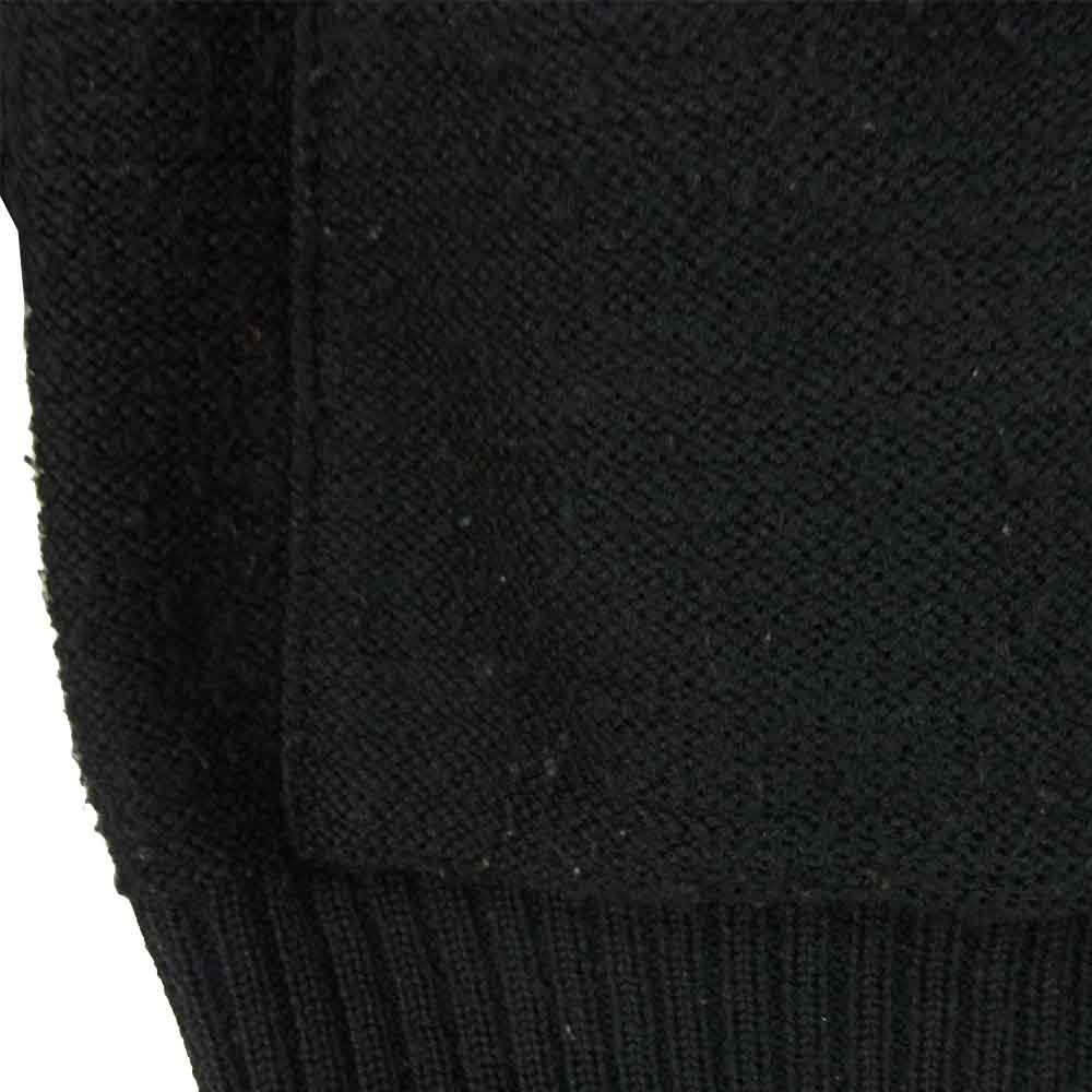 CALEE キャリー ショールカラー カーディガン ブラック系 M【中古】