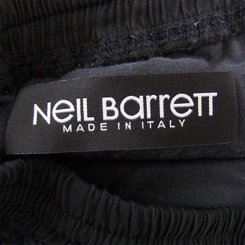 NEIL BARRETT ニールバレット 裾リブ ナイロン イージー ブラック系 48【中古】