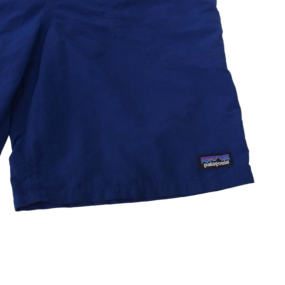 patagonia パタゴニア 16SP 7051 Boy's Baggies Shorts ボーイズ バギーズ ショーツ ネイビー系 L【中古】