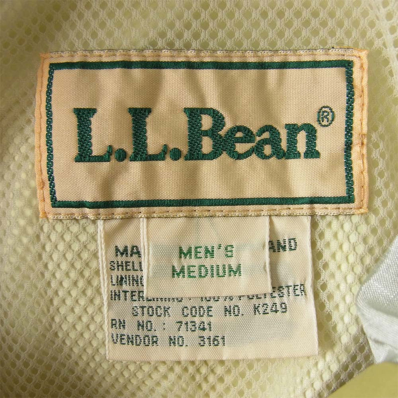 L.L.Bean エルエルビーン 90s GORE-TEX RAIN COAT ゴアテックス レイン ベージュ系 M【中古】