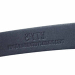 Yohji Yamamoto ヨウジヤマモト S'YTE UB-F04-701-1 Cow Leather 25mm Long Ring Belt カウレザー リング ベルト ブラック系 3【新古品】【未使用】【中古】