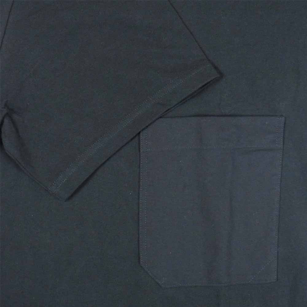 Yohji Yamamoto ヨウジヤマモト GroundY GA-T23-040 30/cotton Jersey Pocket Long T ポケット ロング カットソー ブラック系 3【新古品】【未使用】【中古】