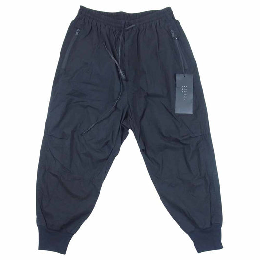 ザヴィリディアン 21SS VI-3329-04 コットンツイル 裾リブ イージー パンツ ブラック系 2【新古品】【未使用】【中古】