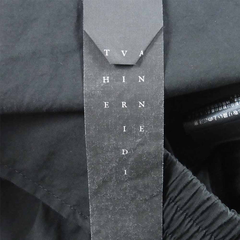 ザヴィリディアン 21SS VI-3329-04 コットンツイル 裾リブ イージー パンツ ブラック系 2【新古品】【未使用】【中古】