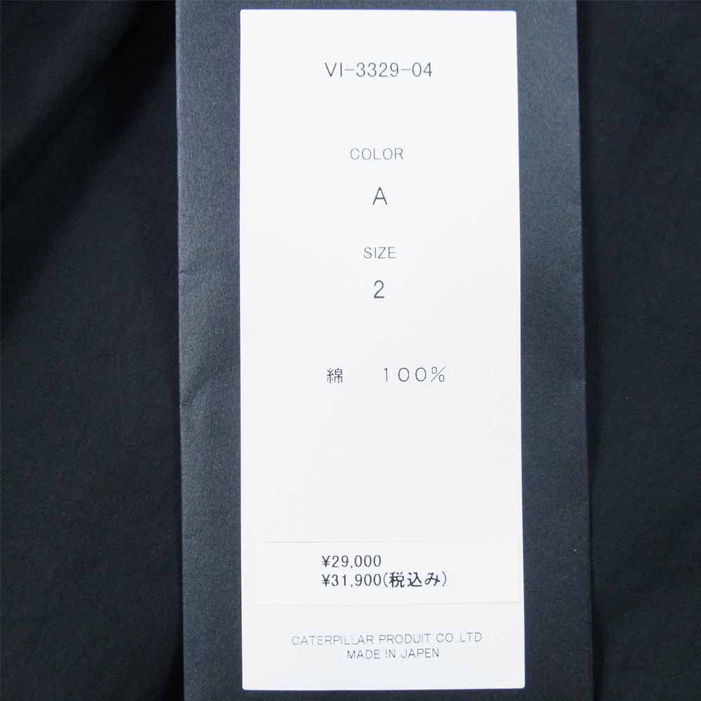 ザヴィリディアン 21SS VI-3329-04 コットンツイル 裾リブ イージー パンツ ブラック系 2【新古品】【未使用】【中古】