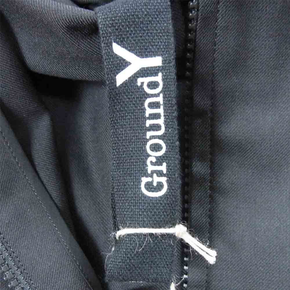 Yohji Yamamoto ヨウジヤマモト GroundY 21SS GT-D01-100 T/W Gabardine Inseam Buttons Overalls TWギャバジン 2WAY オーバーオール コート ブラック系 3【新古品】【未使用】【中古】