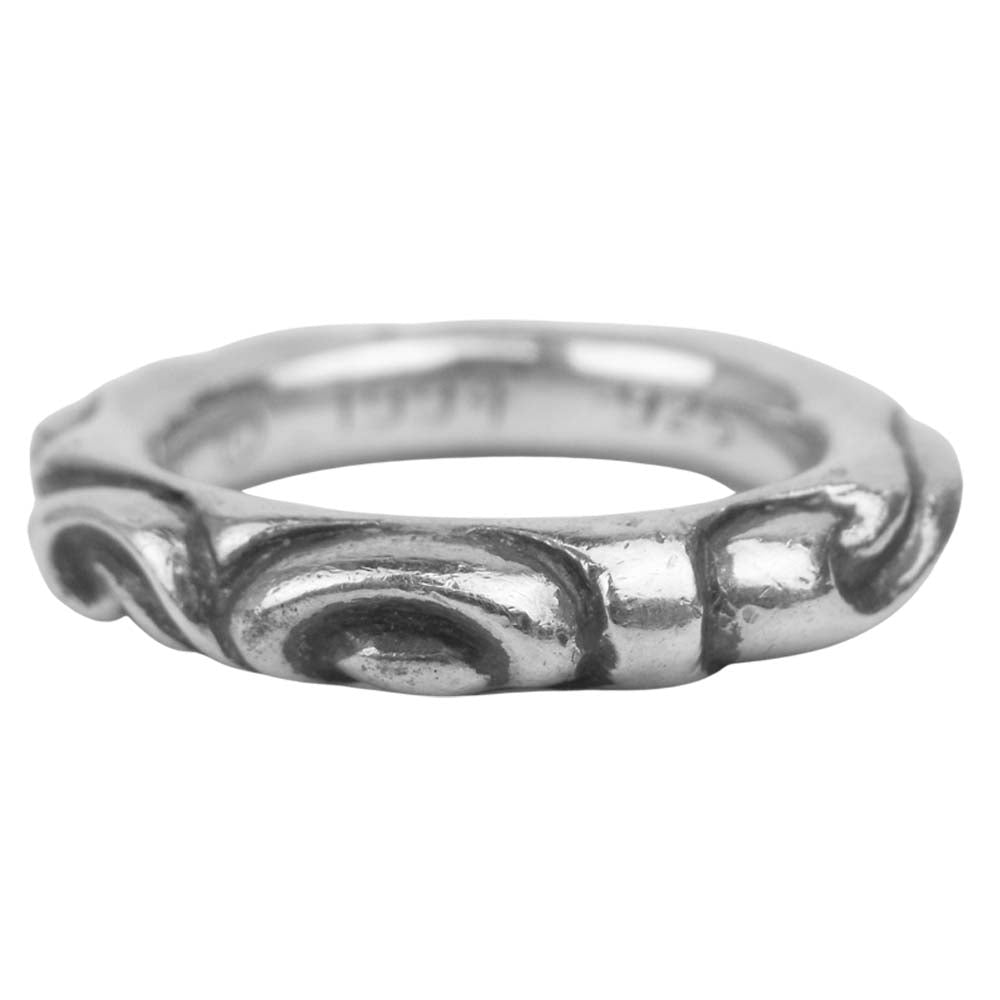 CHROME HEARTS クロムハーツ（原本有） SCRL BAND スクロール バンド リング シルバー系【中古】