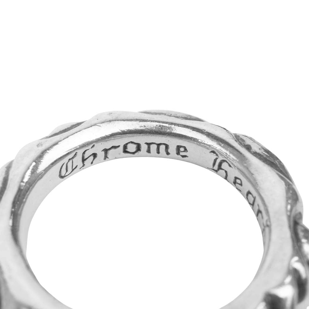 CHROME HEARTS クロムハーツ（原本有） SCRL BAND スクロール バンド リング シルバー系【中古】