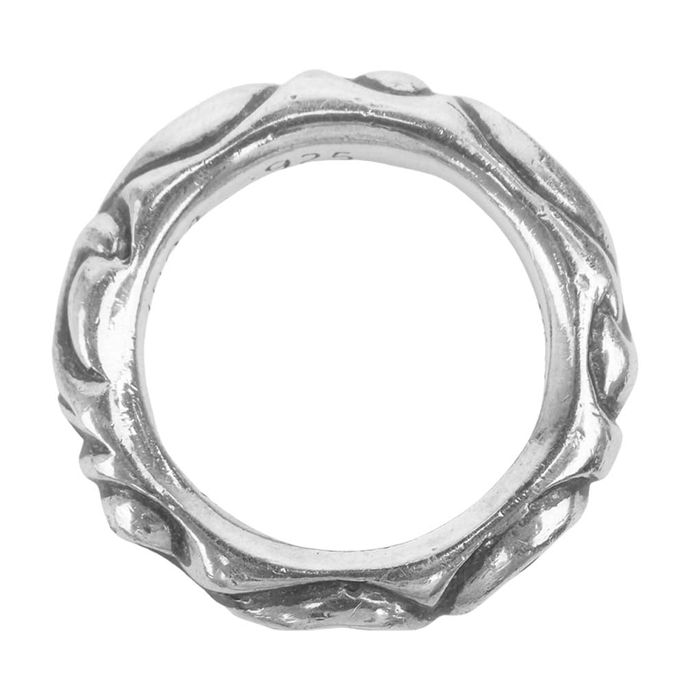 CHROME HEARTS クロムハーツ（原本有） SCRL BAND スクロール バンド リング シルバー系【中古】