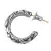 CHROME HEARTS クロムハーツ（原本有） HOOP SCROOL スクロール フープ ピアス シルバー系【中古】