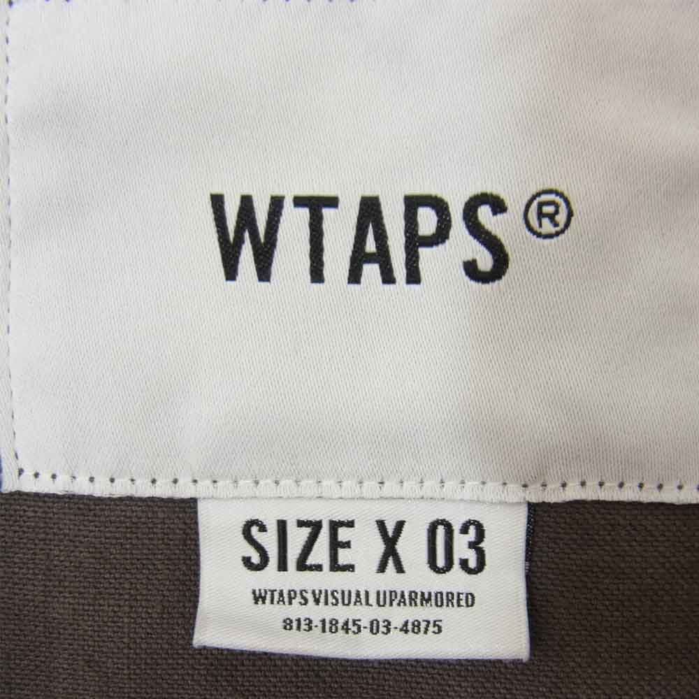 WTAPS ダブルタップス 20SS 201TQDT-SHM01 Scout LS スカウト ロングスリーブ シャツ ノーカラー ジャケット グレー系 03【中古】