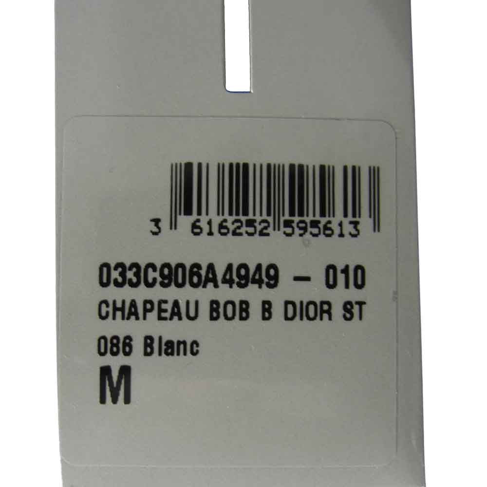 DIOR HOMME ディオールオム 20AW 033C906A4949 国内正規品 AND SHAWN STUSSY ショーン ステューシー コットン キャンバス ボブ ハット ホワイト系 M【中古】