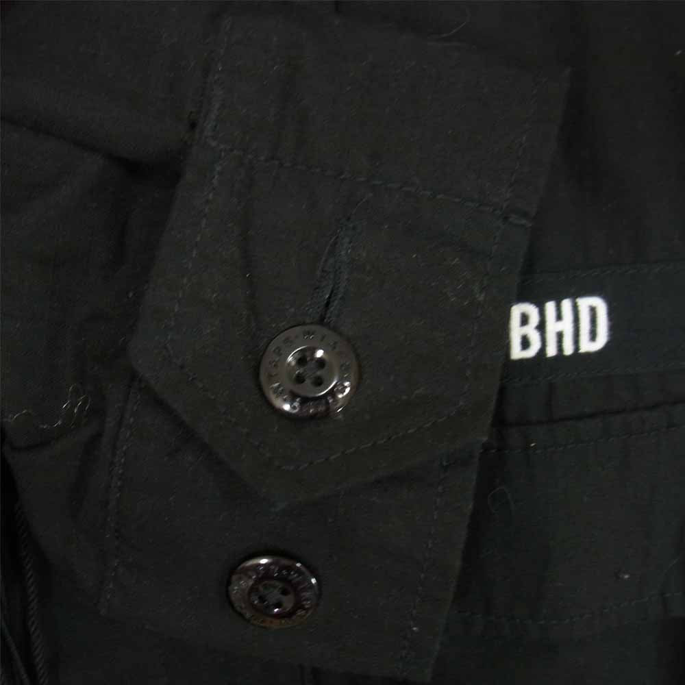 WTAPS ダブルタップス 19aw 192WVNHD-SHMO1S NEIGHBORHOOD ネイバーフッド JUNGLE LS SHIRT クロスボーン ジャングル ブラック系 L【中古】