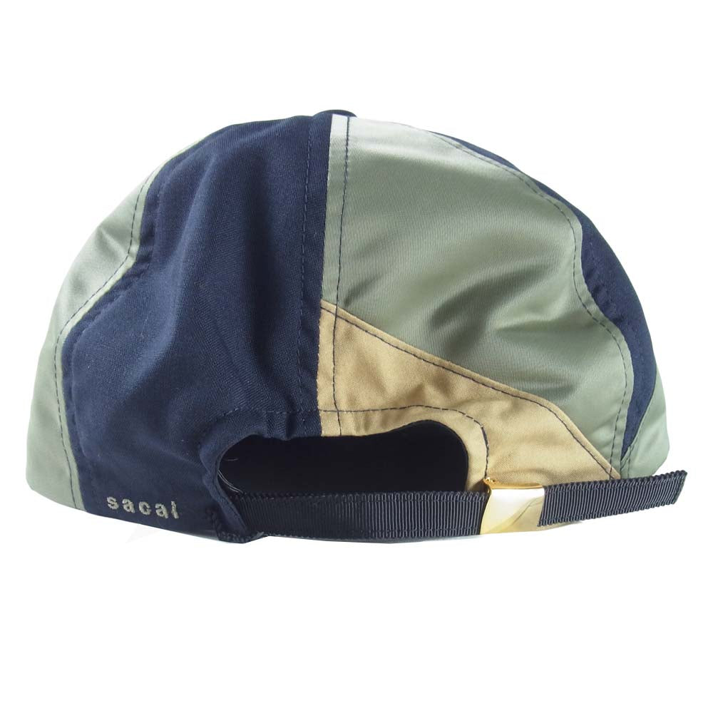 Sacai サカイ 21-0205S Hank Willis Thomas Solid Mix Cap キャップ カーキ系 3【新古品】【未使用】【中古】