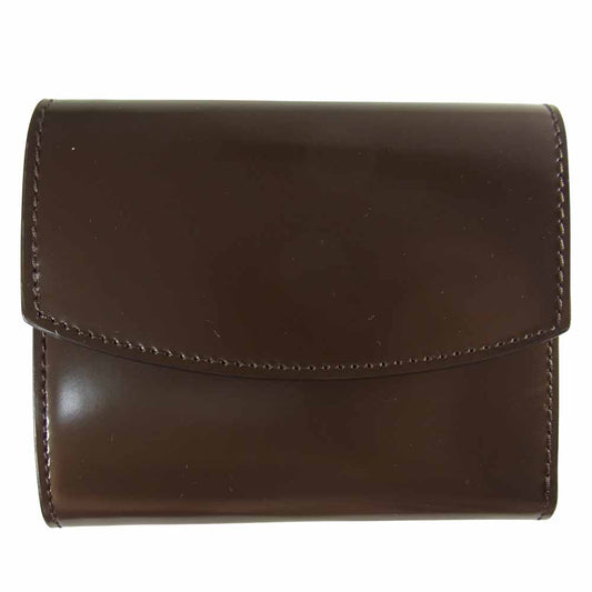 MAISON MARGIELA メゾンマルジェラ 21SS S55UI0296 Trifold Wallet 牛革 レザー ウォレット 財布 ブラウン系【新古品】【未使用】【中古】