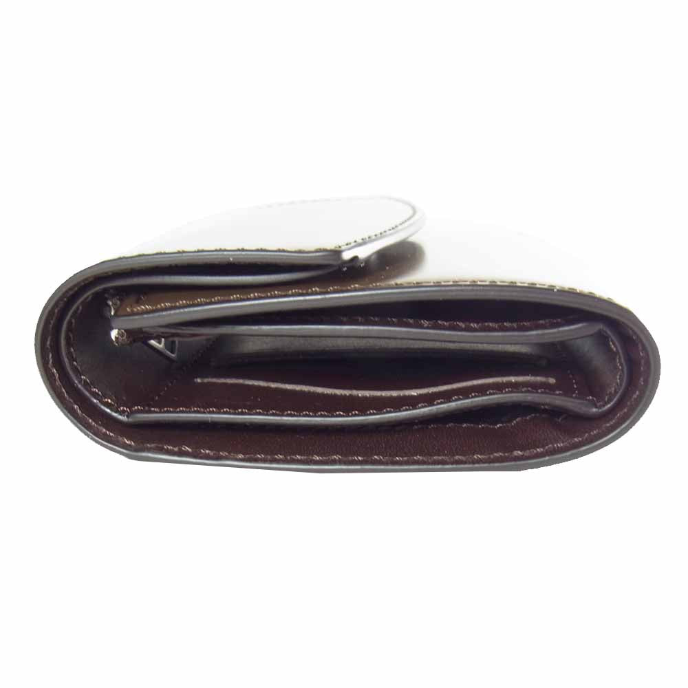 MAISON MARGIELA メゾンマルジェラ 21SS S55UI0296 Trifold Wallet 牛革 レザー ウォレット 財布 ブラウン系【新古品】【未使用】【中古】