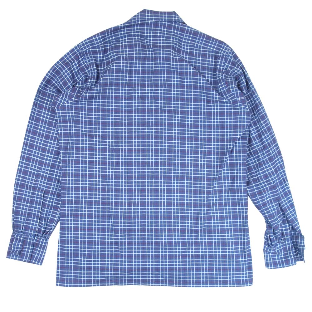ANATOMICA アナトミカ 530-182-06 WEELEND SHIRT L/S コットン チャック シャツ ブルー系 S【新古品】【未使用】【中古】