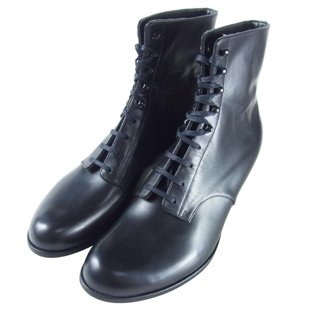 ANATOMICA アナトミカ BOTTINE USN レースアップ ブーツ レディース ブラック系 8【極上美品】【中古】