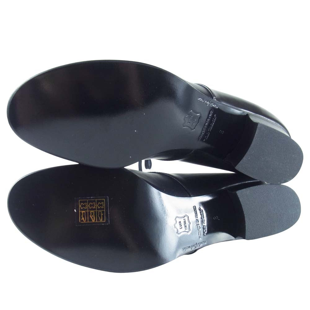 ANATOMICA アナトミカ BOTTINE USN レースアップ ブーツ レディース ブラック系 8【極上美品】【中古】