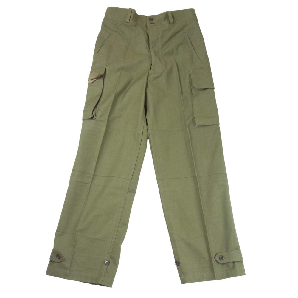 ARMEE FRENCH ARMY DEADSTOCK デッドストック フランス軍 前期 M-47 カーゴ パンツ カーキ系 表記無【美品】【中古】