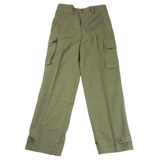 ARMEE FRENCH ARMY DEADSTOCK デッドストック フランス軍 前期 M-47 カーゴ パンツ カーキ系 表記無【美品】【中古】