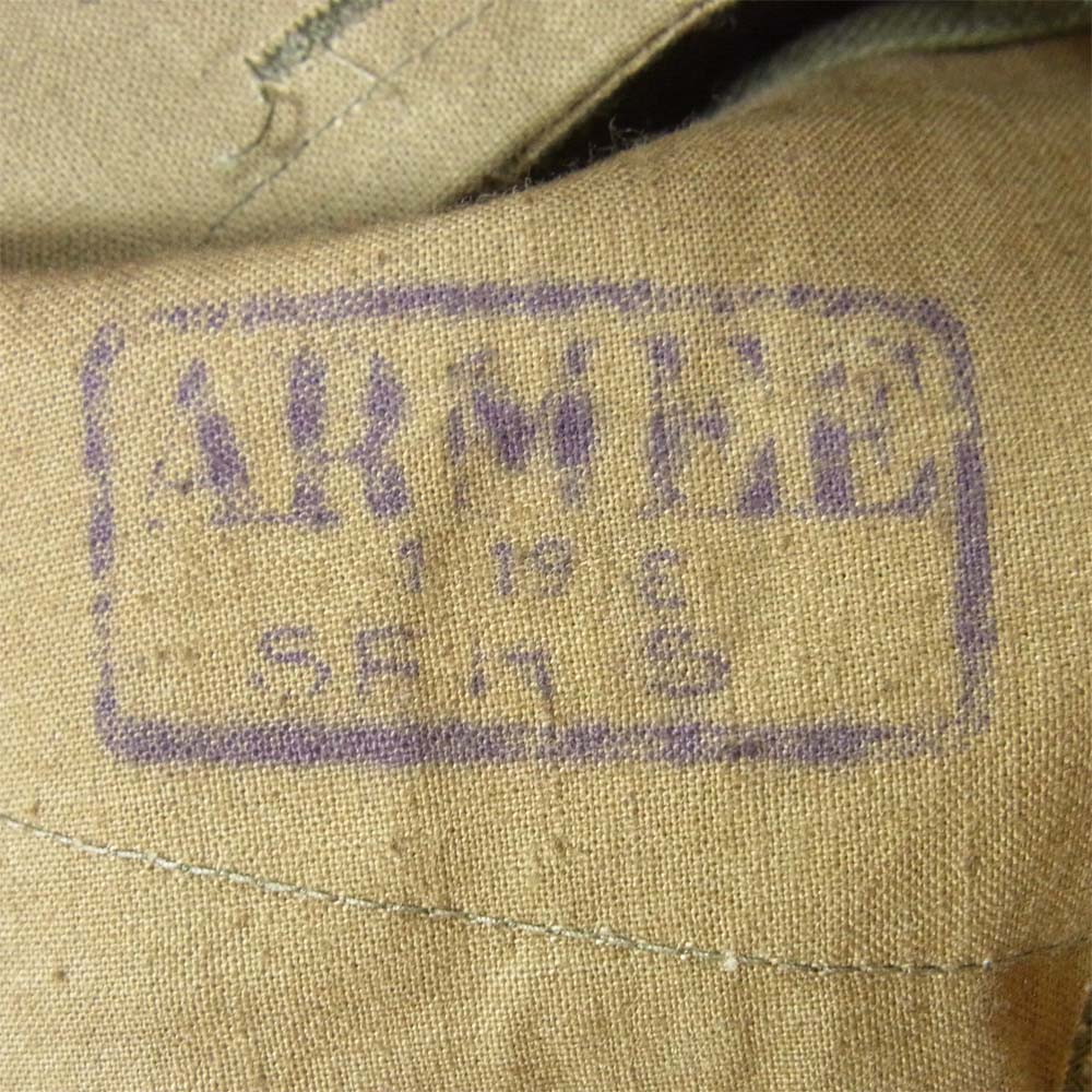 ARMEE FRENCH ARMY DEADSTOCK デッドストック フランス軍 前期 M-47 カーゴ パンツ カーキ系 表記無【美品】【中古】